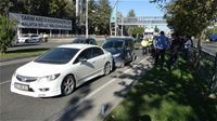 Malatya'da Trafiği Kilitleyen Zincirleme Kaza