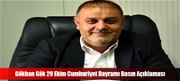 Gökhan Gök 29 Ekim Cumhuriyet Bayramı Basın Açıklaması