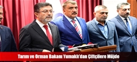 Tarım ve Orman Bakanı Yumaklı'dan Çiftçilere Müjde