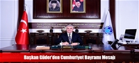 Başkan Güder'den Cumhuriyet Bayramı Mesajı