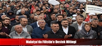 Malatya'da Filistin'e Destek Mitingi