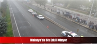 Malatya'da Sis Etkili Oluyor