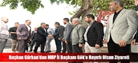 Başkan Gürkan'dan MHP İl Başkanı Gök'e Hayırlı Olsun Ziyareti