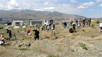 Malatya'da Depremde Kaybedilen Her Çocuk İçin Bir Fidan Dikildi