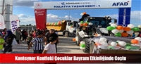 Konteyner Kentteki Çocuklar Bayram Etkinliğinde Coştu