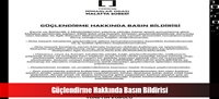 Güçlendirme Hakkında Basın Bildirisi