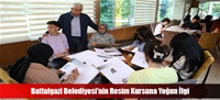 Battalgazi Belediyesi'nin Resim Kursuna Yoğun İlgi