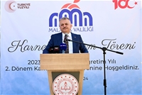 Vali Ersin Yazıcı 2023-2024 Yılsonu Karne Dağıtım Törenine Katıldı