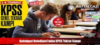 Battalgazi Belediyesi'nden KPSS Tekrar Kampı