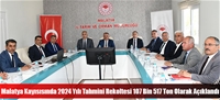 Malatya Kayısısında 2024 Yılı Tahmini Rekoltesi 107 Bin 517 Ton Olarak Açıklandı