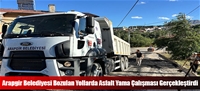 Arapgir Belediyesi Bozulan Yollarda Asfalt Yama Çalışması Gerçekleştirdi