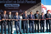 Malatya'da Beton Santralleri ve Asfalt Plentleri Törenle Hizmete Girdi