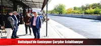 Battalgazi'de Konteyner Çarşılar Asfaltlanıyor