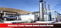 Malatya'da 3 Farklı Yöntemle Elektrik Enerjisi Üretimi