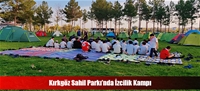 Kırkgöz Sahil Parkı'nda İzcilik Kampı