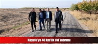 Kuyulu'ya 40 km'lik Yol Yatırımı