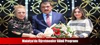 Malatya'da Öğretmenler Günü Programı