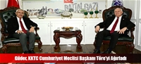 Güder, KKTC Cumhuriyet Meclisi Başkanı Töre'yi Ağırladı