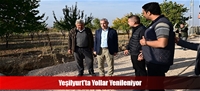 Yeşilyurt'ta Yollar Yenileniyor