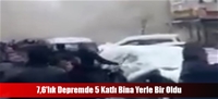 7,6'lık Depremde 5 Katlı Bina Yerle Bir Oldu