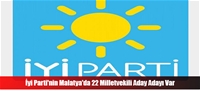 İyi Parti'nin Malatya'da 22 Milletvekili Aday Adayı Var