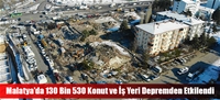 Malatya'da 130 Bin 530 Konut ve İş Yeri Depremden Etkilendi