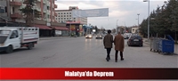 Malatya'da Deprem