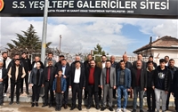 CHP Heyeti Yeşiltepe Galericiler Sitesini Ziyaret Etti