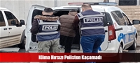 Klima Hırsızı Polisten Kaçamadı