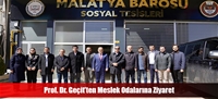 Prof. Dr. Geçit'ten Meslek Odalarına Ziyaret