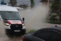 Malatya'da Sağanak Yağış Hayatı Olumsuz Etkiledi