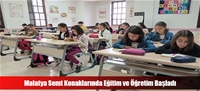 Malatya Semt Konaklarında Eğitim ve Öğretim Başladı