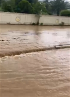 Malatya'da Sağanak Etkili Oldu Yollar Göle Döndü