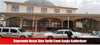 Depremde Hasar Alan Tarihi Cami Ayağa Kaldırılıyor