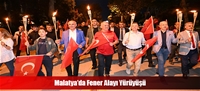 Malatya'da Fener Alayı Yürüyüşü