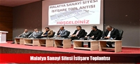 Malatya Sanayi Sitesi İstişare Toplantısı