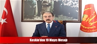 Keskin'den 19 Mayıs Mesajı