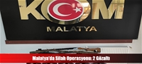 Malatya'da Silah Operasyonu: 2 Gözaltı