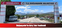 Doğanşehir'in Giriş Takı Yenilendi