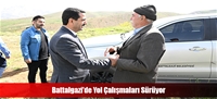 Battalgazi'de Yol Çalışmaları Sürüyor