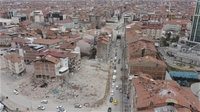 Malatya'daki Yıkım Havadan Görüntülendi