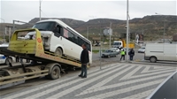 Malatya'da İki Minibüs Çarpıştı: 1 Yaralı