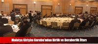 Malatya Girişim Gurubu'ndan Birlik ve Beraberlik İftarı