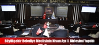 Büyükşehir Belediye Meclisinin Nisan Ayı II. Birleşimi Yapıldı