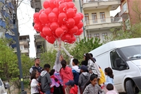 Pütürge – Doğanyol Eğitim Vakfı Çadır Kentte Çocuklar İçin 23 Nisan Etkinliği Düzenledi