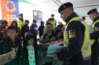 Jandarmadan Depremzede Çocuklara Yönelik Nazari ve Uygulamalı Trafik Eğitimi