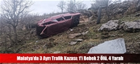 Malatya'da 3 Ayrı Trafik Kazası: 1'i Bebek 2 Ölü, 4 Yaralı