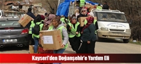 Kayseri'den Doğanşehir'e Yardım Eli