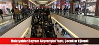 Malatyalılar Bayram Alışverişini Yaptı, Çocuklar Eğlendi