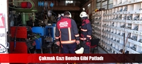 Çakmak Gazı Bomba Gibi Patladı